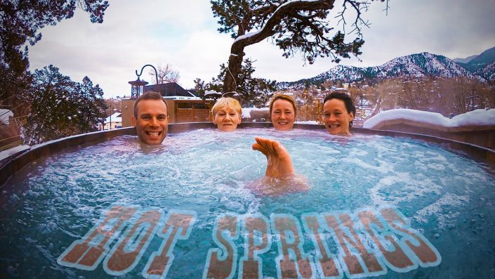 Hot Springs in the Rocky Mountains